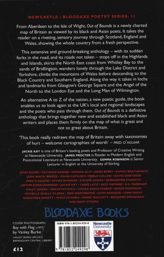 Бумажная книга «Out of Bounds: British Black & Asian Poets» - фото №1