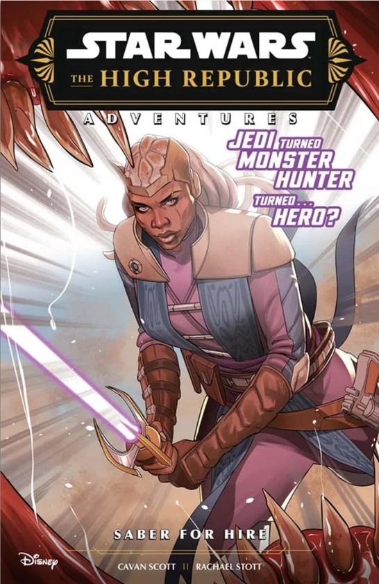 Бумажная книга «Star Wars The High Republic Adventures: Saber For Hire», автор Каван Скотт - фото №1