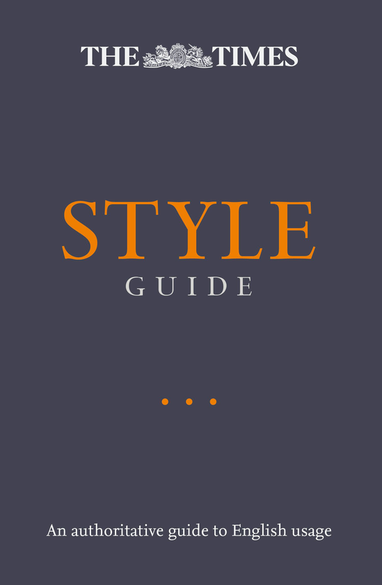 Паперова книга «The Times Style Guide» - фото №1