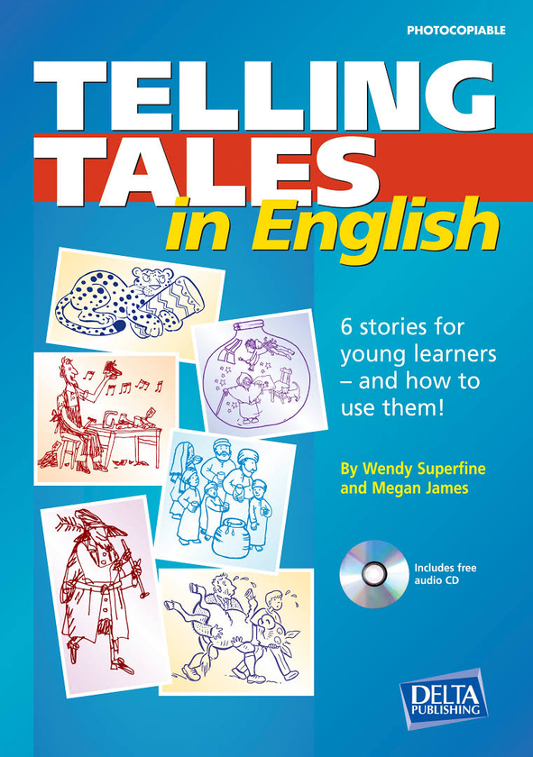 [object Object] «Telling Tales in English. Photocopiable stories and activities for young learners. Book with photocopiable activites and audio-CD», автор Меган Джеймс - фото №1