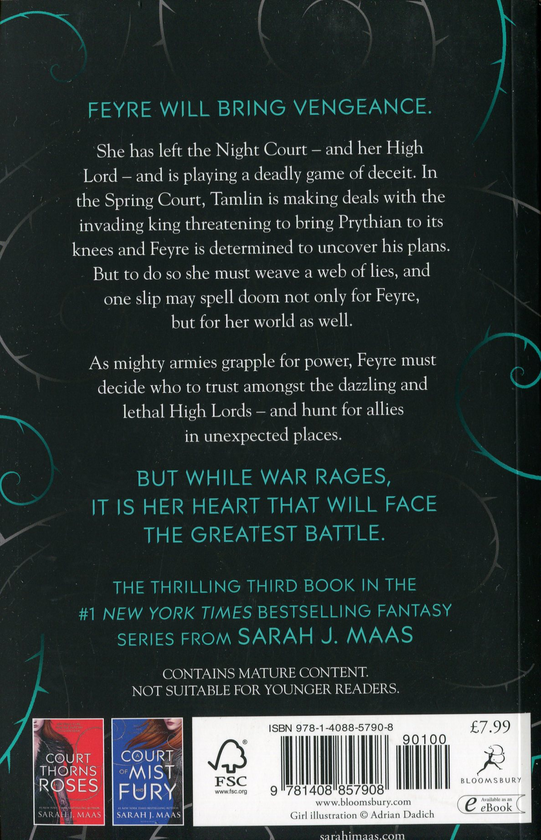 Бумажная книга «A Court of Wings and Ruin», автор Сара Дж. Маас - фото №1