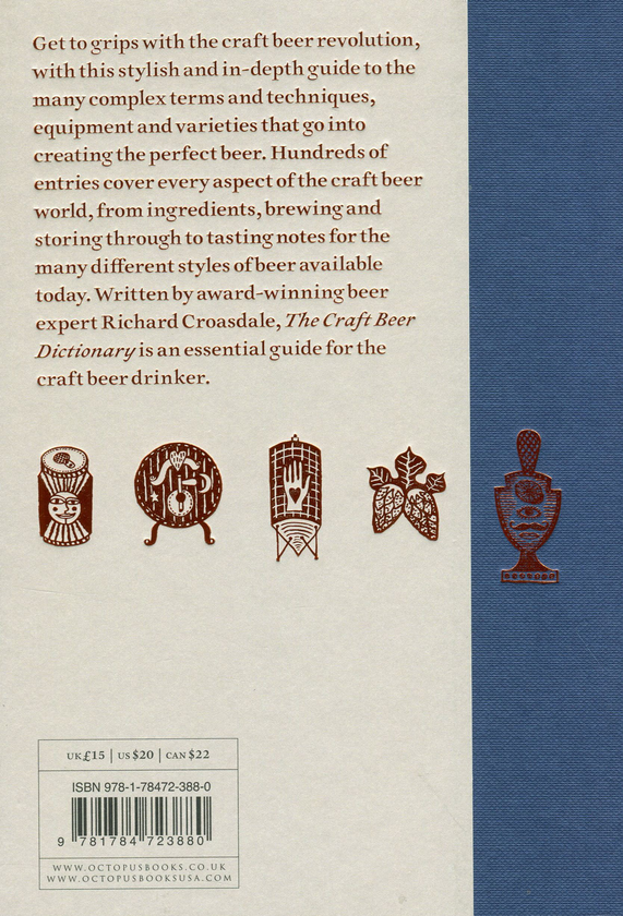 Бумажная книга «The Craft Beer Dictionary», автор Ричард Кросдейл - фото №1