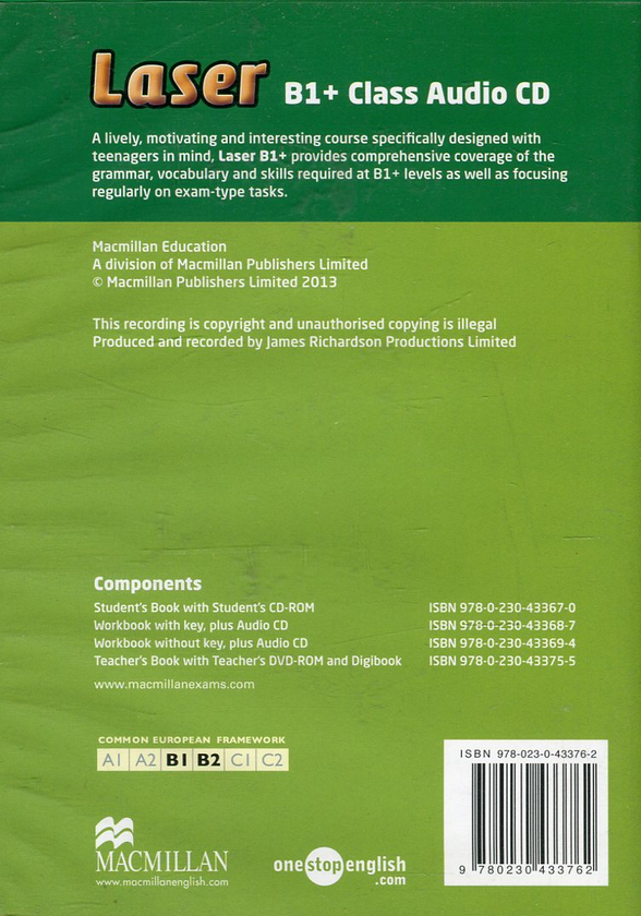 [object Object] «Laser 3rd Edition B1. Class Audio 2 CDs», авторів Малькольм Манн, Стів Тейлор-Ноулз - фото №2 - мініатюра
