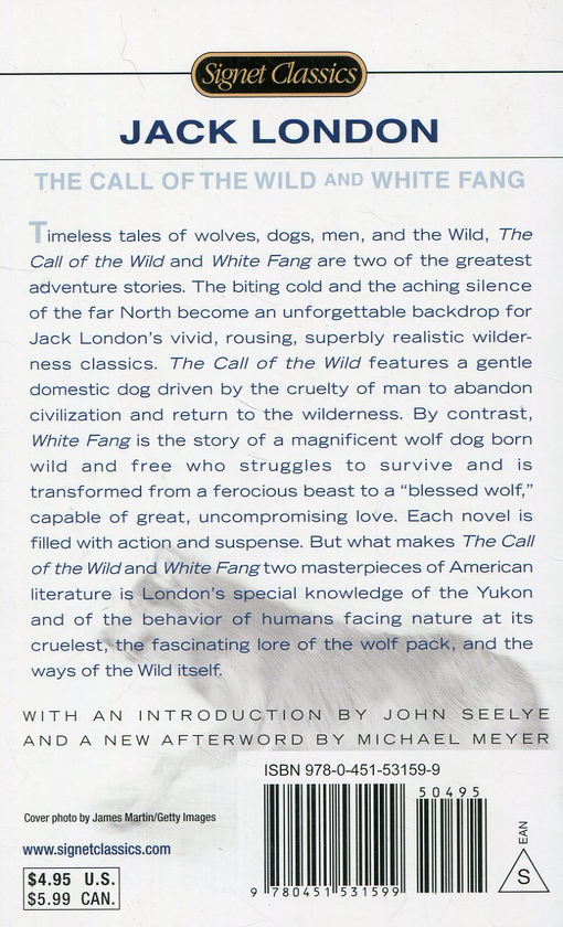 Бумажная книга «The Call of the Wild and White Fang», автор Джек Лондон - фото №1