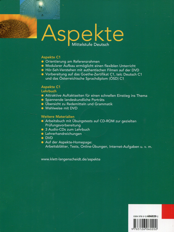 [object Object] «Aspekte 3 (C1). Mittelstufe Deutsch Lehrbuch 3 (+ DVD)», авторів Гелен Шмітц, Уте Койтан, Таня Зібер, Ральф Зонтаг - фото №2 - мініатюра