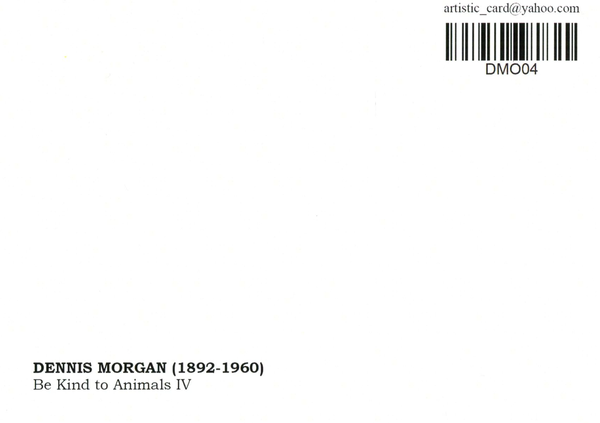  «Открытка Dennis Morgan — Be Kind to Animals IV (DMO04)», бренда Artistic Card - фото №1