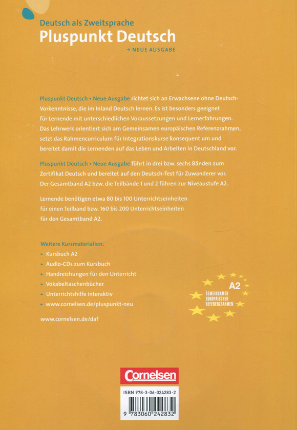 [object Object] «Pluspunkt Deutsch. Deutsch als Zweitsprache. Arbeitbuch Teilband A2/1 (+CD)», авторів Фридеріке Джин, Іоахим Шоте, Ютта Нейманн - фото №2 - мініатюра