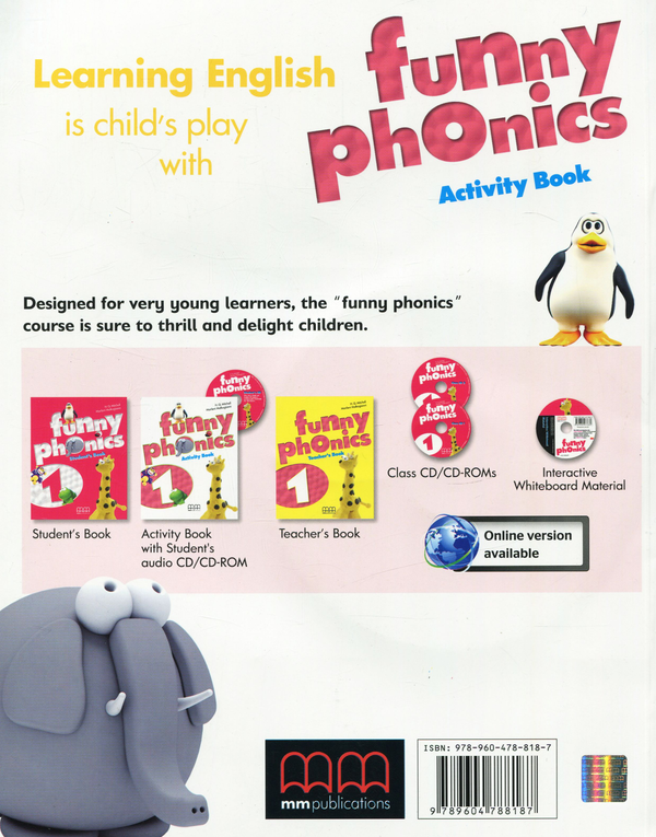 Бумажная книга «Funny Phonics 1. Activity Book (+ CD)» - фото №1