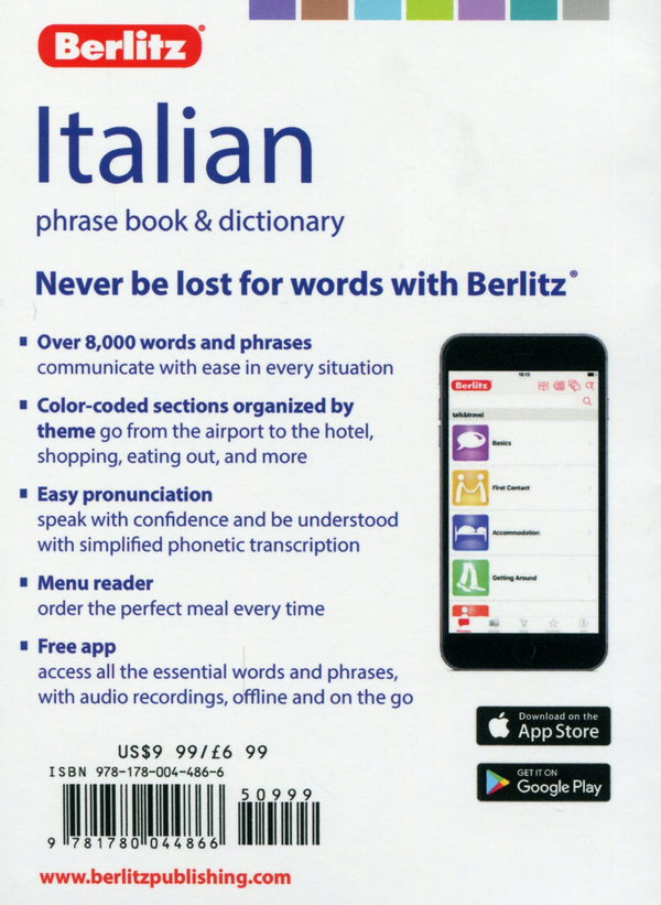 Бумажная книга «Italian. Phrase Book & Dictionary» - фото №1