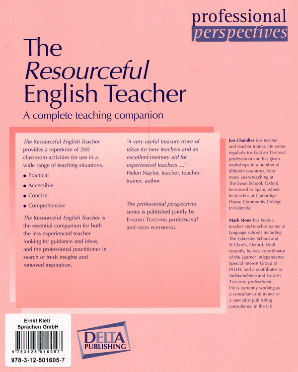 Паперова книга «The Resourceful English Teacher», авторів Марк Стоун, Джон Чендлер - фото №1