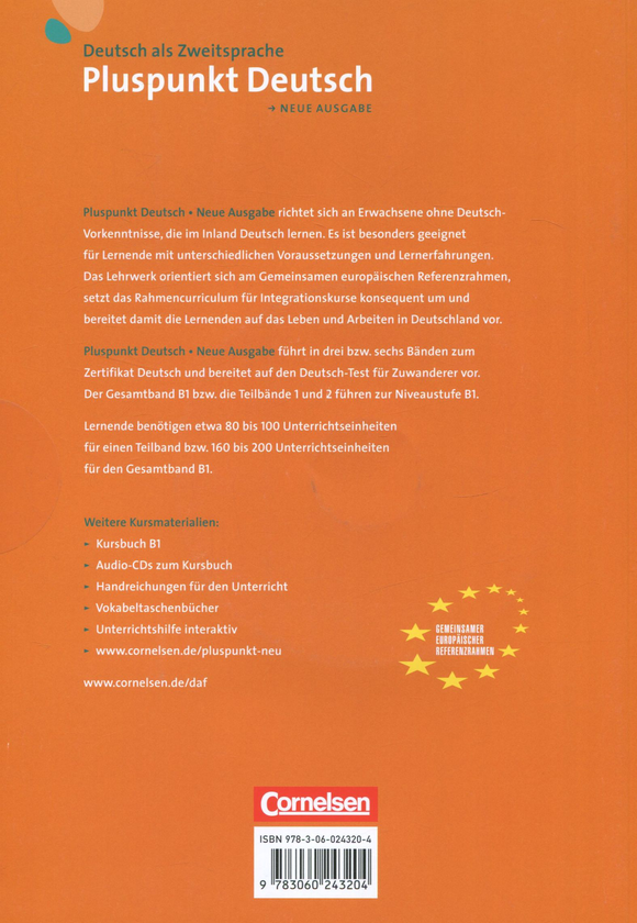 Паперова книга «Pluspunkt Deutsch. Neue Ausgabe B1 Teilband 1. Arbeitsbuch (+ Lösungen, CD)», автор Іоахим Шоте - фото №1
