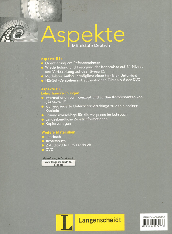 [object Object] «Aspekte 1 (B1+). Mittelstufe Deutsch. Lehrerhandbuch», авторів Гелен Шмітц, Уте Койтан, Таня Зібер, Ральф Зонтаг - фото №2 - мініатюра