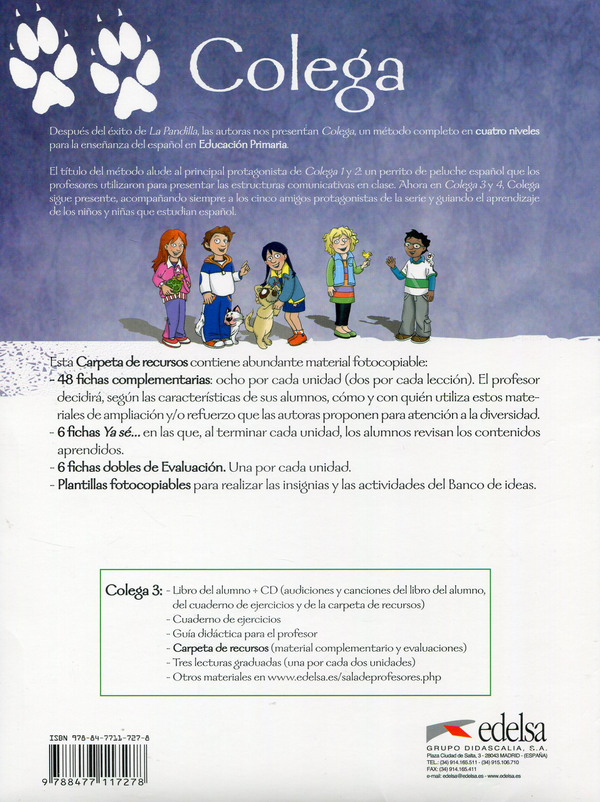[object Object] «Colega 3. Carpeta de recursos. Material fotocopiable», авторов Мария Луиза Хортелано, Елена Гонсалес Хортелано - фото №2 - миниатюра