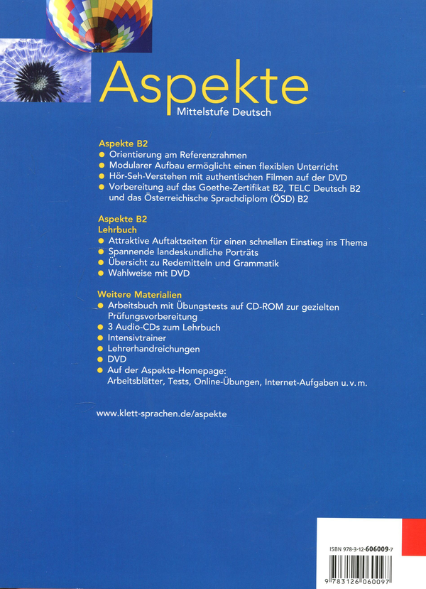 [object Object] «Aspekte 2 (B2). Mittelstufe Deutsch. Lehrbuch ohne DVD», авторів Гелен Шмітц, Уте Койтан, Таня Зібер, Ральф Зонтаг - фото №2 - мініатюра