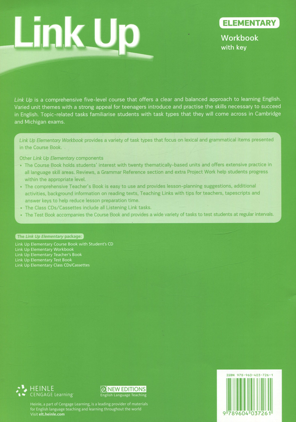 [object Object] «Link Up. Elementary Workbook with key» - фото №2 - мініатюра