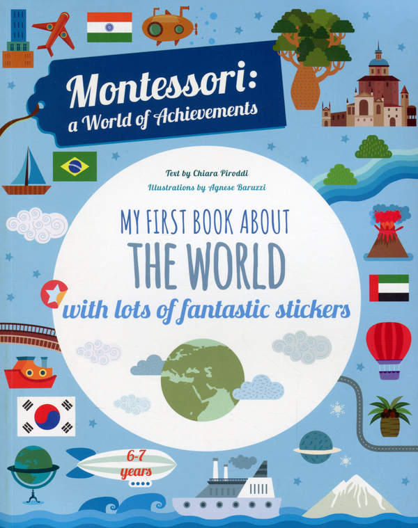 [object Object] «My First Book About the World with lots of fantastic stickers», автор Кьяра Пиродди - фото №1