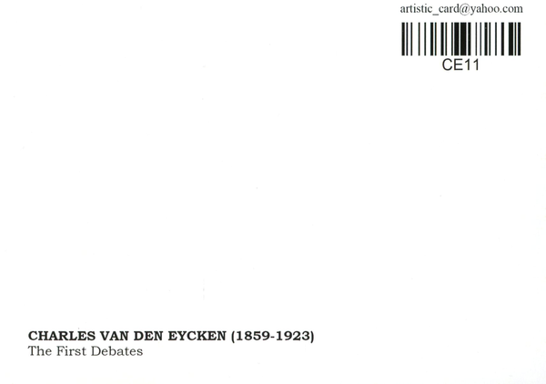 «Открытка Charles van den Eycken — The First Debates (CE11)», бренда Artistic Card - фото №1