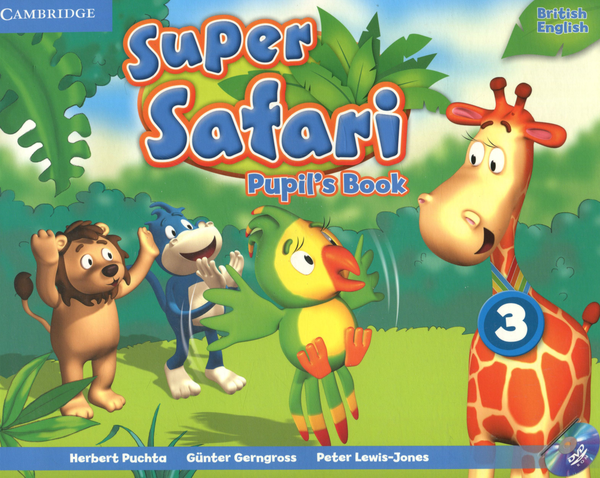 [object Object] «Super Safari 3. Pupils Book (+ DVD, stickers)», авторов Гюнтер Гернгросс, Герберт Пухта, Питер Левис-Джонс - фото №1