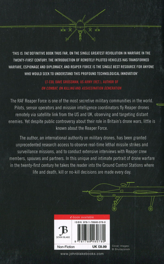 Бумажная книга «Reaper Force. Inside Britain's Drone Wars», автор Питер Ли - фото №1