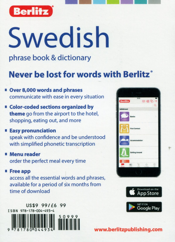 Бумажная книга «Swedish. Phrase Book & Dictionary» - фото №1