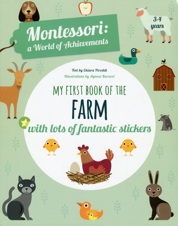 Бумажная книга «My First Book of the Farm with lots of fantastic stickers», автор Кьяра Пиродди - фото №1