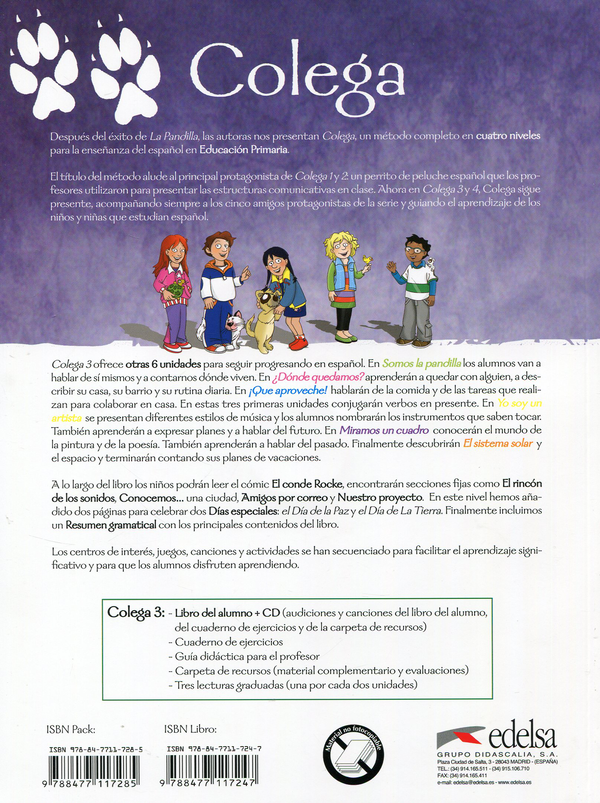 Бумажная книга «Colega 3. Libro del alumno + Cuaderno de ejercicios (комплект из 2 книг + CD-ROM)», авторов Мария Луиза Хортелано, Елена Гонсалес Хортелано - фото №1