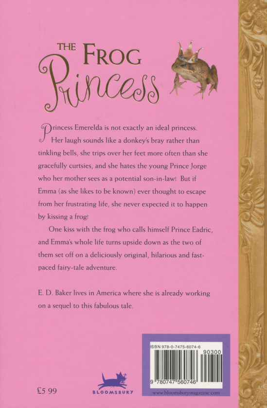 Бумажная книга «The Frog Princess», автор И. Д. Бейкер - фото №1