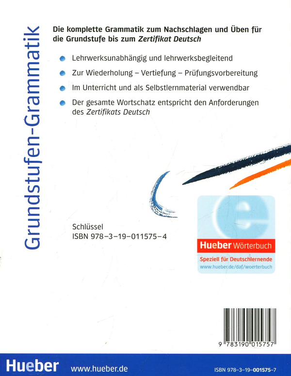 Паперова книга «Grundstufen. Grammatik fur Deutsch als Fremdsprache», автор Моніка Рейман - фото №1
