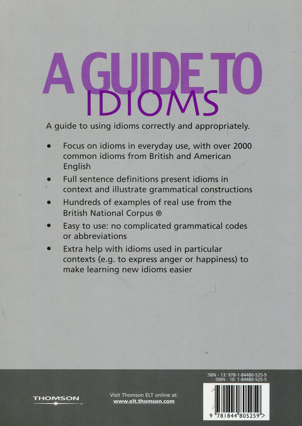 Бумажная книга «A Guide to Idioms» - фото №1