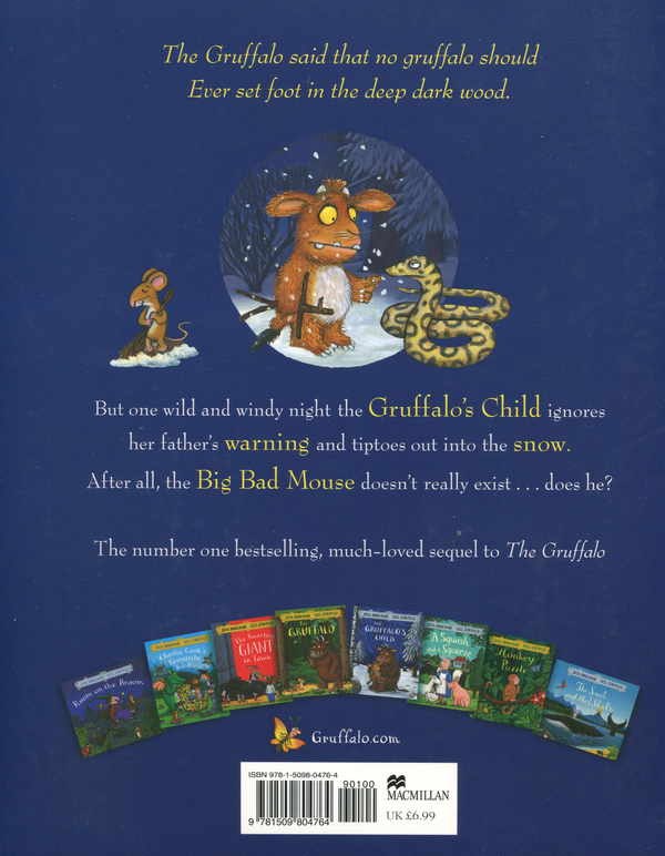 Паперова книга «The Gruffalo's Child», автор Джулія Дональдсон - фото №1