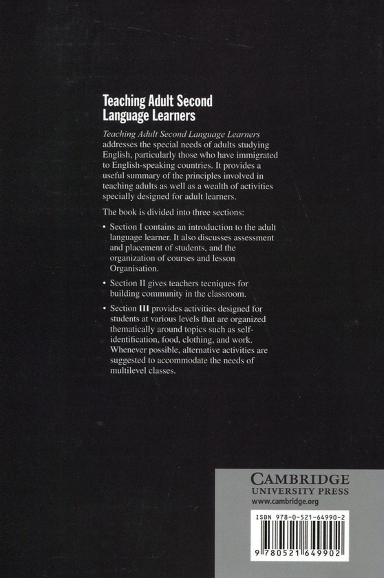 Паперова книга «Teaching Adult Second Language Learners», авторів Хізер МакКей, Ебігейл Том - фото №1