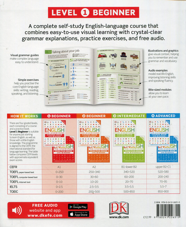 [object Object] «English for Everyone. Course Book Level 1. Beginner», автор Рейчел Гардінг - фото №2 - мініатюра