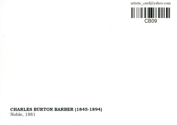 «Открытка Charles Burton Barber — Noble (CB09)», бренда Artistic Card - фото №1