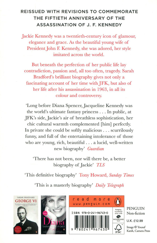 Бумажная книга «America's Queen. The Life of Jacqueline Kennedy Onassis», автор Сара Брэдфорд - фото №1