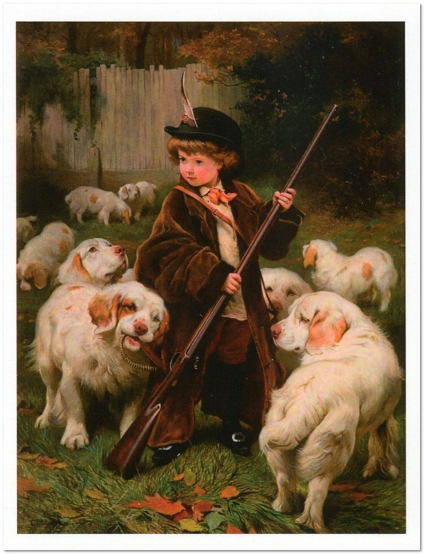 «Открытка Charles Burton Barber — The New Keeper (CB07)», бренда Artistic Card - фото №1