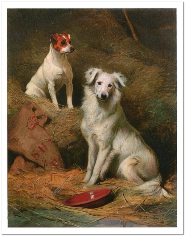 «Открытка Charles Burton Barber — Nanny and Spot (CB06)», бренда Artistic Card - фото №1