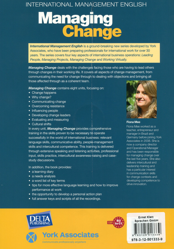 [object Object] «Managing Change B2-C1. Coursebook (+CD-ROM)», автор Фіона Мі - фото №2 - мініатюра
