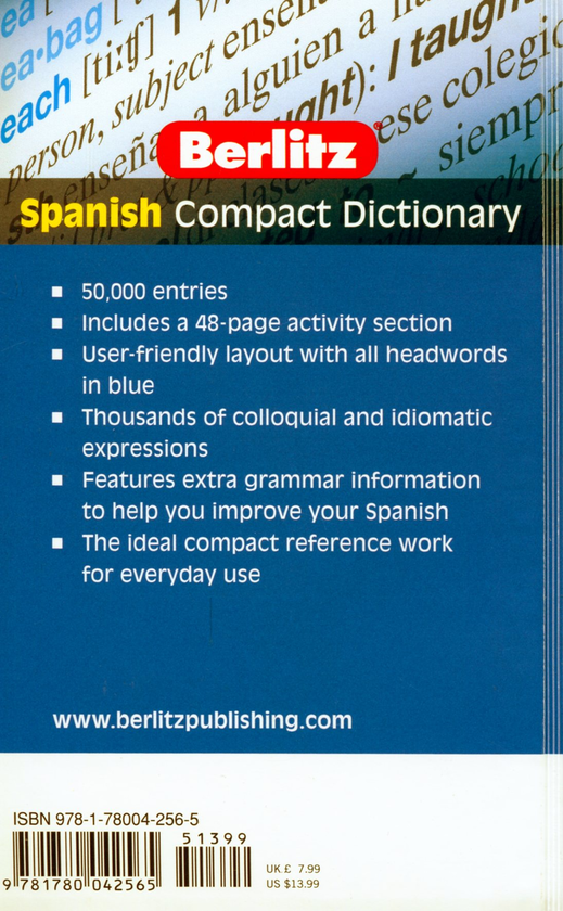 Паперова книга «Spanish. Compact dictionary» - фото №1