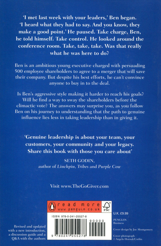 Бумажная книга «The Go-Giver Leader. A Little Story About What Matters Most in Business», авторов Джон Дэвид Манн, Боб Бург - фото №1