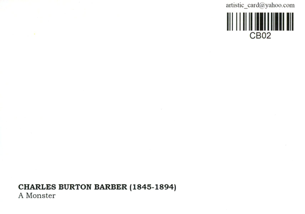 «Листівка Charles Burton Barber — A Monster (CB02)», бренду Artistic Card - фото №1