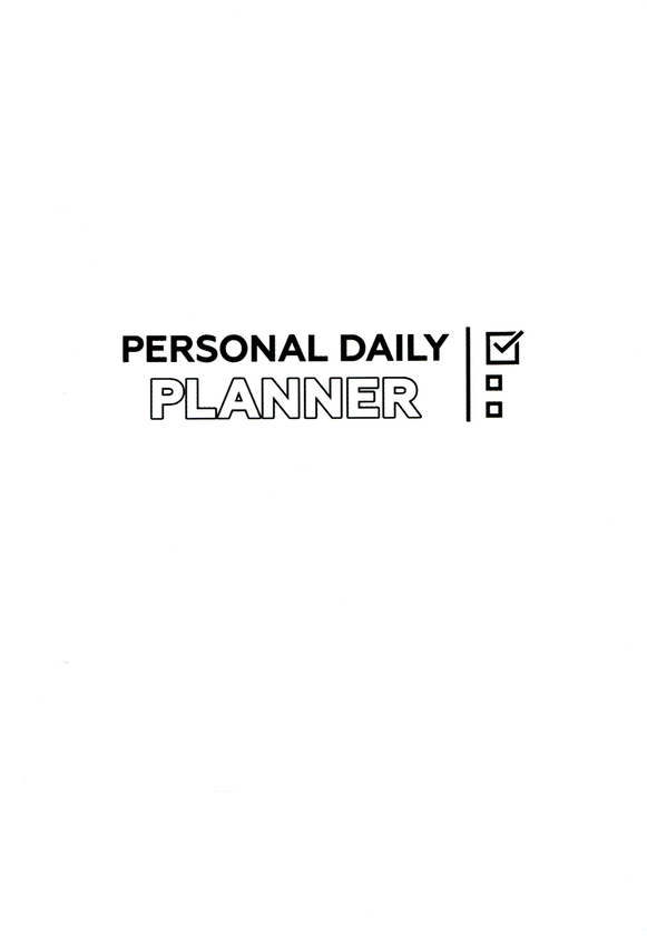 Бумажная книга «Щотижневик Personal Daily Planner» - фото №1
