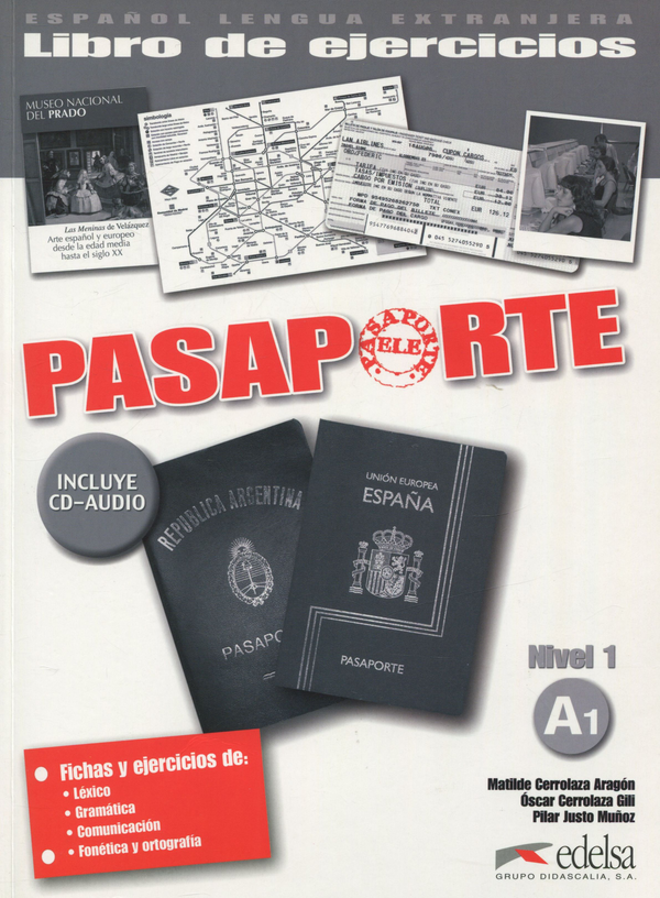 [object Object] «Pasaporte ELE 1 A1. Libro del ejercicios (+ CD)», авторів Оскар Керролаза, Матильда Керолаза Арагон, Бегонія Лловет Баркуеро - фото №1