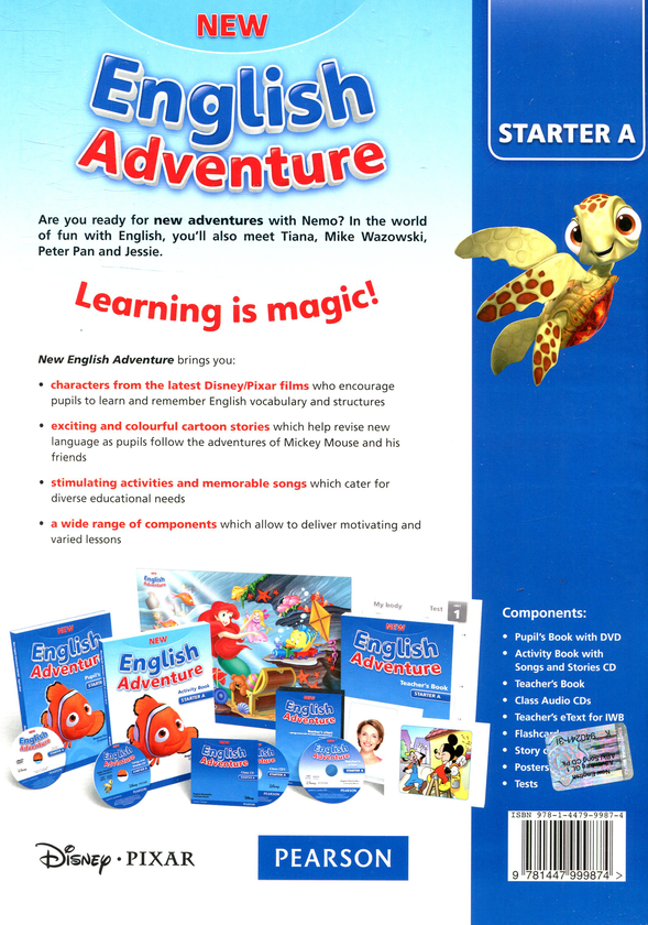 Паперова книга «New English Adventure Starter A Activity Book (+ СD)», авторів Регіна Рачинська, Крістіана Бруні - фото №1