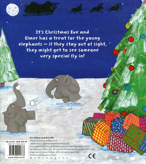 Паперова книга «Elmer's Christmas», автор Девід Маккі - фото №1