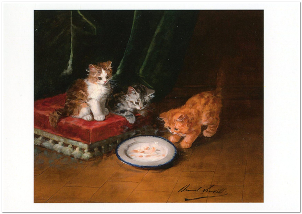 «Открытка Alfred-Arthur Brunel de Neuville — Kittens (AN04)», бренда Artistic Card - фото №1