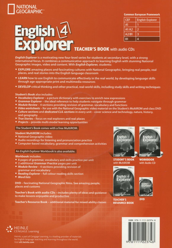Бумажная книга «English Explorer 4. Teacher's Book (+ 2 CD)», автор Дэвид А. Хилл - фото №1