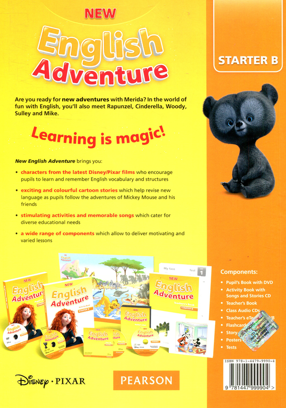 Бумажная книга «New English Adventure Starter B Pupil's Book (+ DVD)», авторов Тесса Лочовски, Кристиана Бруни - фото №1