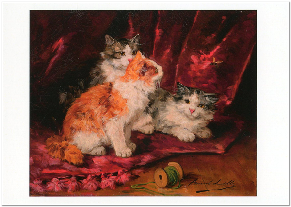 «Открытка Alfred-Arthur Brunel de Neuville — Playmates (AN01)», бренда Artistic Card - фото №1