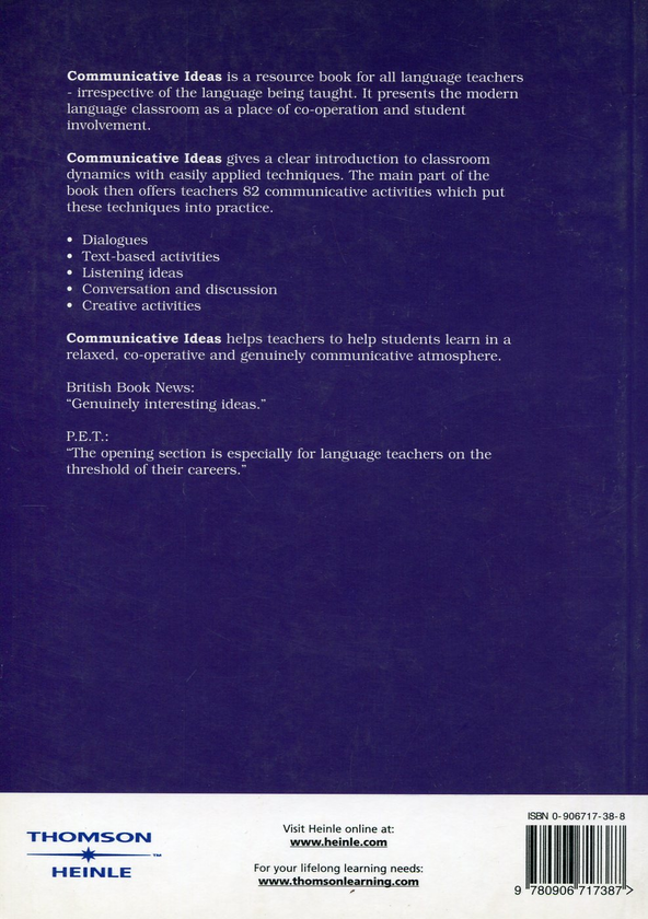 [object Object] «Communicative Ideas. An Approach with Classroom Activities», авторів Девід Норман, Ульф Лєвін, Ян Андерс Геденквіст - фото №2 - мініатюра