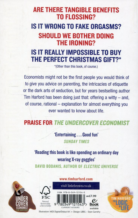 Бумажная книга «Dear Undercover Economist», автор Тим Харфорд - фото №1